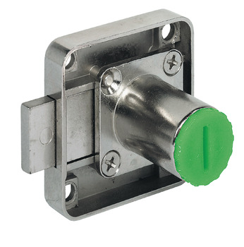 Накладной замок-задвижка Symo Никель d=18/32 Häfele