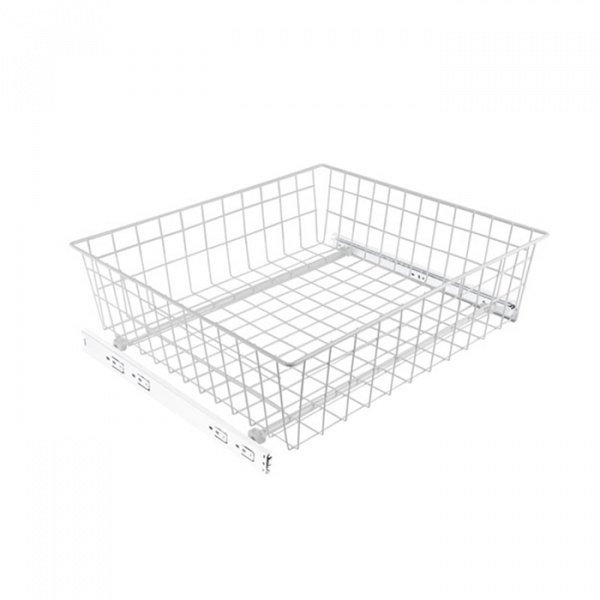 Корзина на шариковых направляющих 535х475х150 Белый Sibo 25 кг.