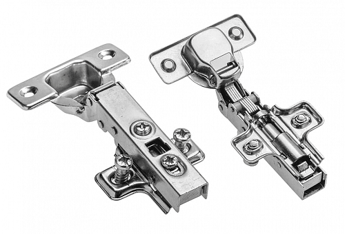 Петля накладная 110* с доводчиком CLIP-ON GTV