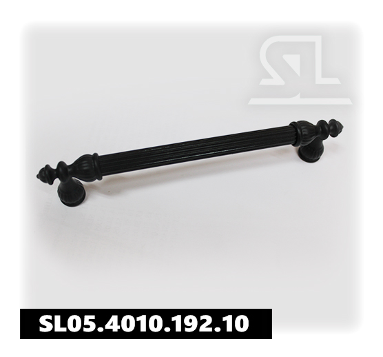 Ручка скоба SL 4010 192 мм, алюминий Чёрный SL
