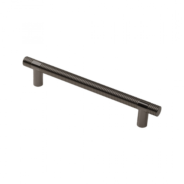 Ручка скоба EL 7230 128  Хром чёрный