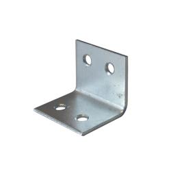 Уголок 25х25х30 мм 4 отвверстий Цинк Металлист
