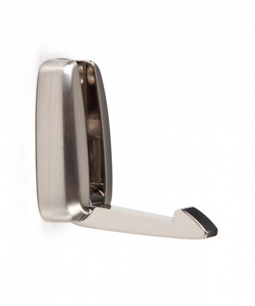 Крючок 1 рожковый SOLO Никель атласный BOYARD 10 кг.