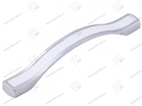 Ручка скоба Оскар 5233 160 Хром Белый