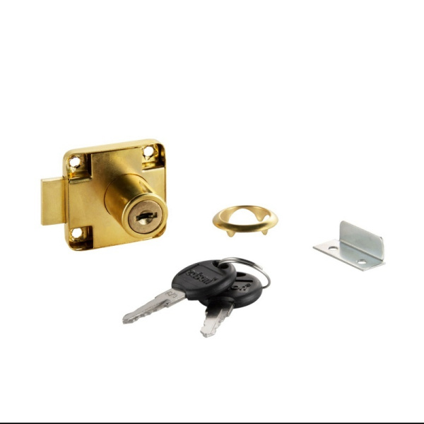 Замок меб. L010 19/22 Золото EDSON