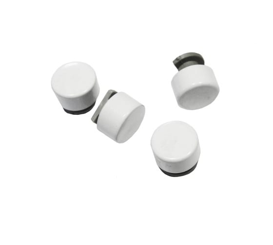 Зеркалодержатель 17 мм Белый 4 шт