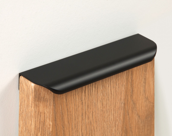 Ручка торцевая MONTE RT 110 128/150 Чёрный матовый Алюминий