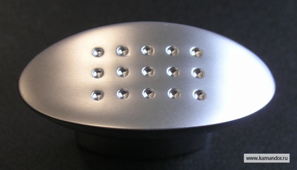 Ручка кнопка GN 66 Хром матовый