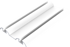 Направляющая нижняя ПРЕМИАЛ Белый муар 5900