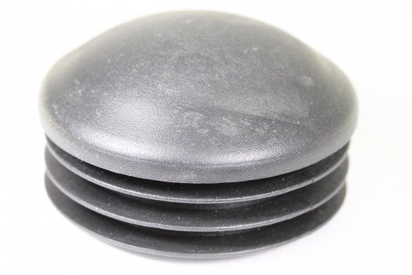 Заглушка диаметр 76 мм полусфера Чёрная 