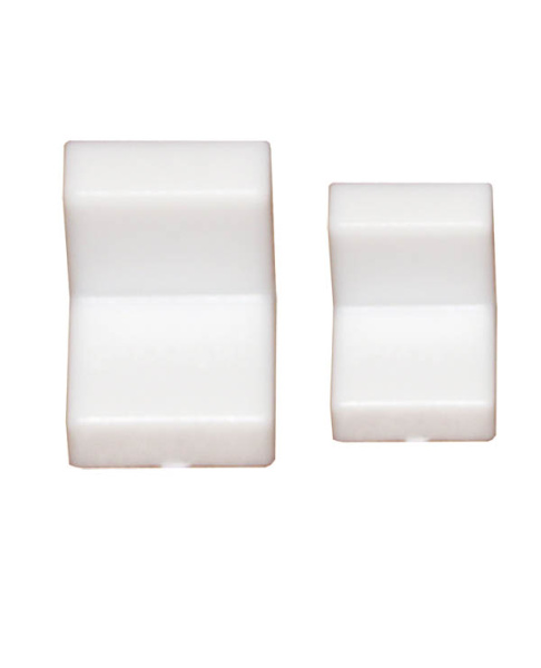 Накладка малая пластиковая 20х20 мм Белая Grandis