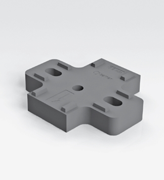 Подкладка для петель SAMET дистанция 7.5мм Star Track and Star пластик серая