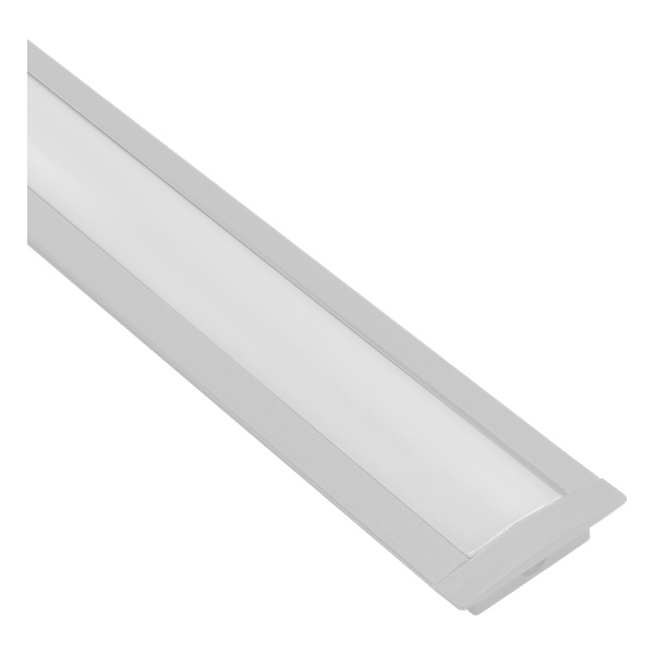 Алюминиевый профиль врез. 2000 х 17,4 х 7 мм ENCENDIENDO , Серебро