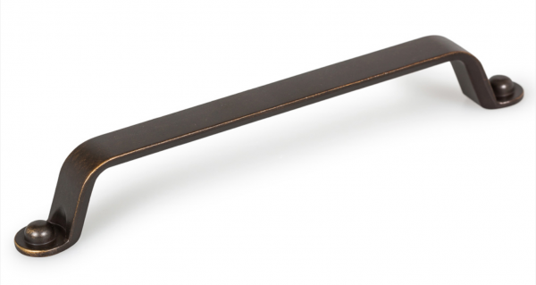 Ручка скоба BUTTON 160 Латунь античная