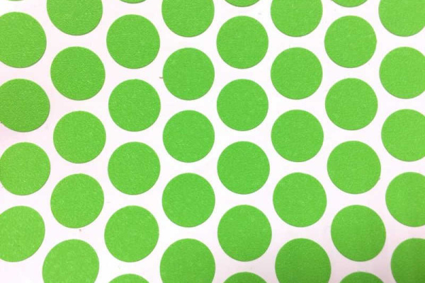 Пластиковые заглушки самоклеящиеся 18мм для евровинта PC2559 Зелёный PACIFIC