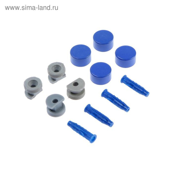 Зеркалодержатель 17 мм Синий 4 шт