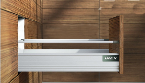 Ящик 93х450 с доводчиком Серый металлик 1 комплект рейлингов IREX BOX Samsung 40 кг.