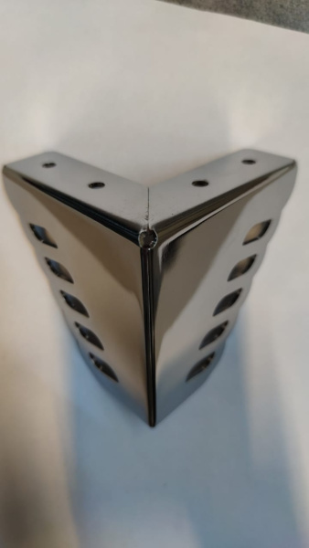 Опора КАХ 4613-0100-A01 95х95х100 мм Хром КАПСАН