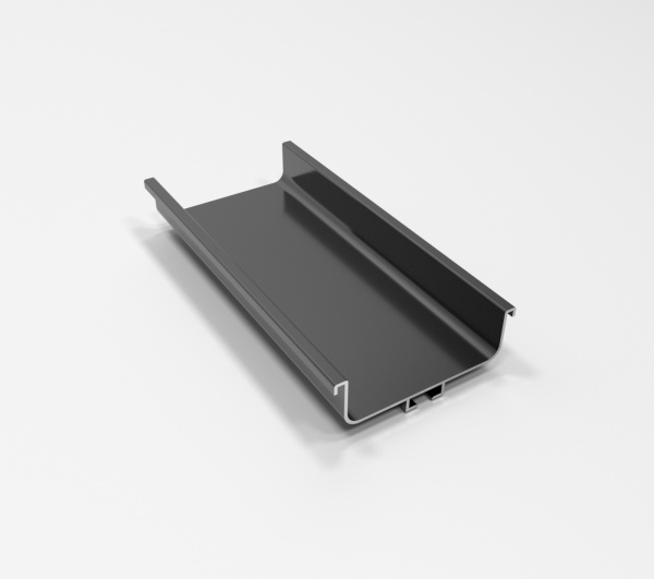 Профиль для кухонных баз "C" COMBI Чёрный матовый №2 6 м