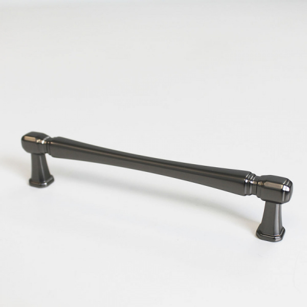 Ручка скоба FOROS 128 Никель чёрный матовый