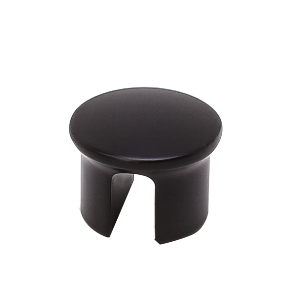 Ручка кнопка круглая H 77 Чёрная