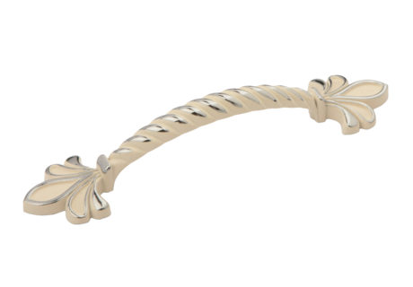 Ручка скоба RS 431 96 Хром Белый