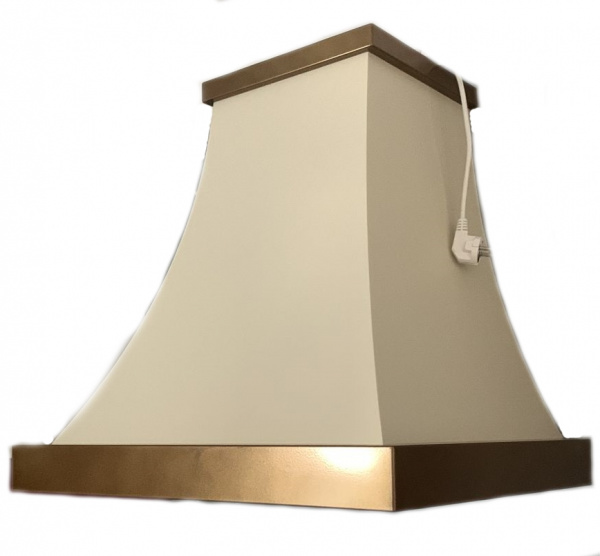 *Вытяжка ELIKOR Ар-Деко 60П-700-П3Д Слоновая кость муар Бронза