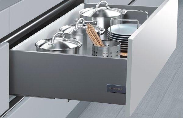 Ящик 170х400 доводчик Серый Magic Box Unihopper 30 кг.