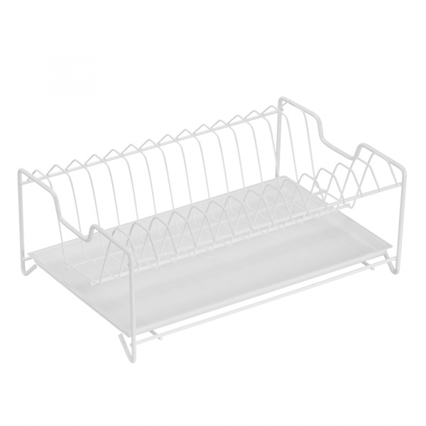 Сушка для посуды настольная 400 1 уровневая Белый LEMAX