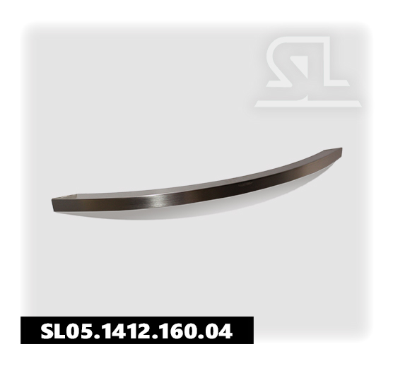 Ручка скоба SL 1412 160 мм, алюминий Нержавеющая сталь SL