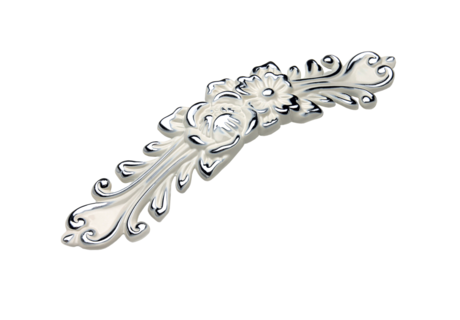 Ручка скоба RS 088 128 Хром Белый