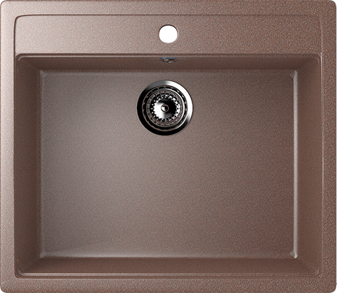 Мойка квадратная U104 Терракот 