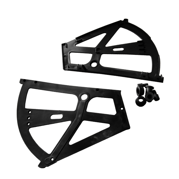 Механизм для обувных полок 2х уровневый Чёрный со втулкой