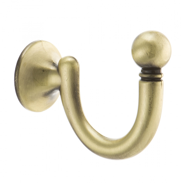 Крючок 1 рожковый KR 0150 BA Бронза античная KERRON 10 кг.