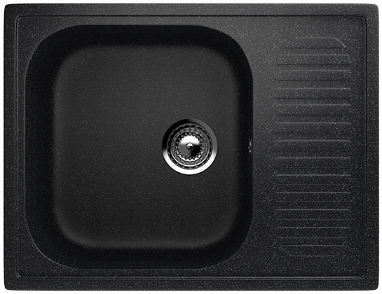 Мойка прямая U202 Чёрный