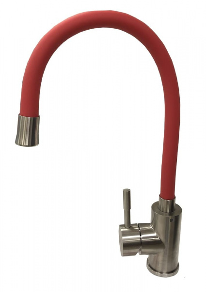 Смеситель Аура 8105 Flex color Красный