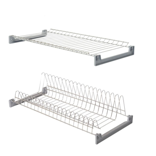 Сушка для посуды 800 Хром верх+низ №3 ЮММ