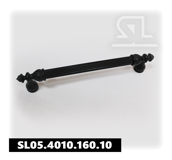 Ручка скоба SL 4010 160 мм. алюминий Чёрный SL