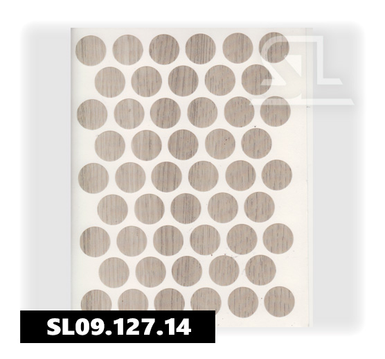 Пластиковые заглушки самоклеящиеся 14мм для евровинта A2400 PACIFIC