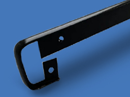 Плата стыковочная для столешниц 38мм "Скиф" и "АМК-Троя" длина 600мм Чёрный матовый Алкона