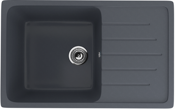 Мойка прямая U400 Антрацит