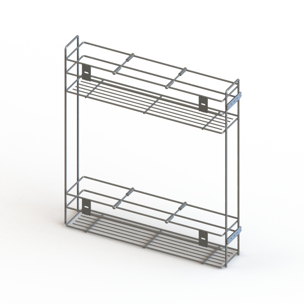 Бутылочница боковая с доводчиком 200-2 Графит ЭКОНОМ ЮММ 15 кг.