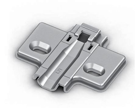 Монтажная планка SAMET CLIP-ON для петель MASTER, IMPRO, INVO дистанция 5 мм