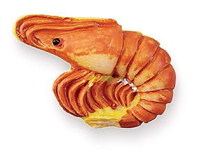 Ручка кнопка детская WP Креветка