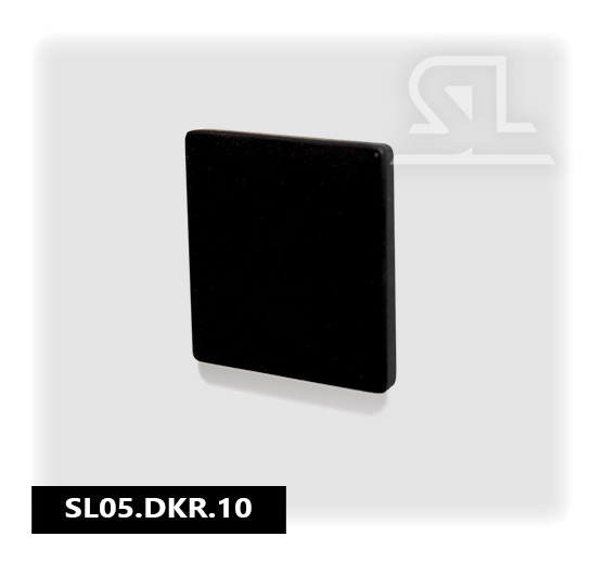 Ручка кнопка SL05.DKR.04 металлическая Чёрный SL