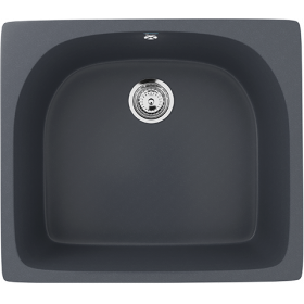 Мойка квадратная большая U408 Антрацит