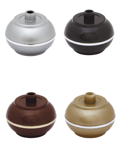 Опора нерегулируемая ДК-11 декоративная Н-50 мм Тип1 Чёрный/Хром Микрон