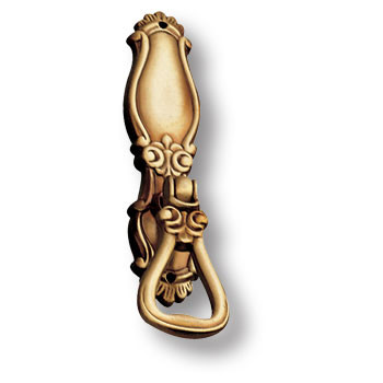 Ручка капля на подложке Бронза античная