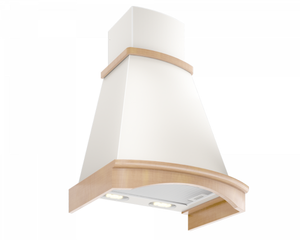 Вытяжка ELIKOR Ротонда 60П-650-П3Л Бежевый Дуб неокрашенный