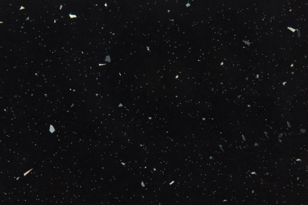 Столешница глянцевая 38х600х4100 Чёрный GALAXY
